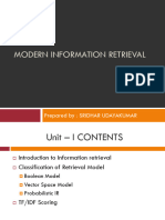 Information Retrieval - 1