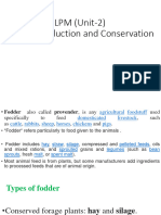 Fodder Production and Conservation