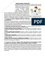 Procesos Didácticos de Las Áreas Didácticas