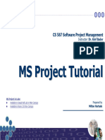 11.MS - Project - Tutorial - Gantt Chart