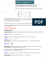 Teoría de Matrices (1º Parte) - TUI