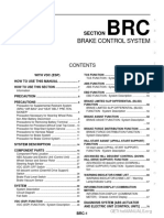 BRC Brake Control System 2014 - 2021 Nissan XTrail Service Manual