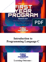 2 Introduction To C Programming Language