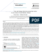 Water Body Extraction and Change Detection Using Time Series: A Case Study of Lake Burdur, Turkey