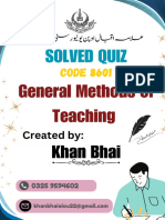 8601 Quiz Created by Khan Bhai