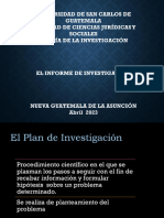 Elaboración Del Informe de Investigación 2023