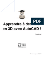 Apprendre A Dessiner en 3d Avec Autocad