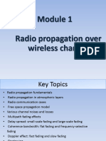 Radio Propogation Over Wireless Channel