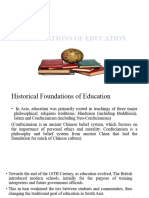 Foundations of Education