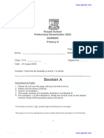 2023 P6 Science Prelim Rosyth