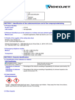 Videojet Make-Up Fluid: Safety Data Sheet