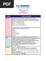 CLASS VIII HOLIDAY HOMEWORK