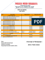 Pricelist Repsol Terbaru