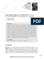 Adams Review Article On Reflexivity & Habitus ANT