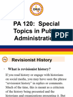 Session 2 - Revisionist History