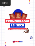 Cronograma Lei Seca Oab