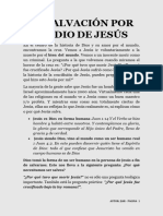 La Salvación Por Medio de Jesús - Jiar