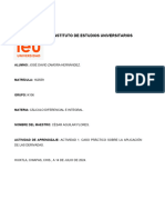 Actividad 1. Caso Práctico Sobre La Aplicación de Las Derivadas