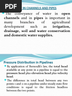 Lect 3a Water Flow in Open Channels and Pipies