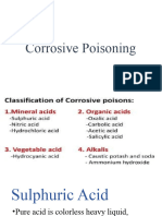 Corrosive Poisoning