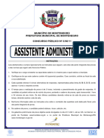 Município de Montenegro Prefeitura Municipal de Montenegro Concurso Público #C/90/11