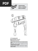 Manual de Usuario Milwaukee 32308305