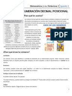 Apunte 2 - El Sistema de Numeracion Decimal Posicional 1