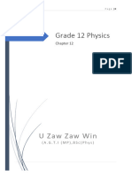 Grade 12 Physics Chapter 12 (2025)