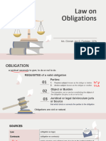 Law On Obligations and Contracts