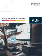 Equity Research and Valuation Brochure