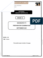 Geography Grade 12 Trial 2021 P1 and Memo