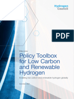 Policy Toolbox For Low Carbon and Renewable Hydrogen