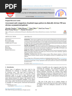 Assessment and Comparison of Palatal Rugae Pattern in Clinically Obvious ND Non Obvious Asymmetrical Patients