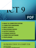 ICT 9 Tools and Equipment