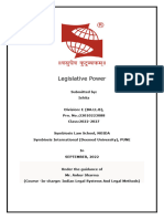 Legislative Power