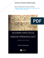 Modern Infectious Disease Epidemiology. 3rd Edition. ISBN 1444180029, 978-1444180022