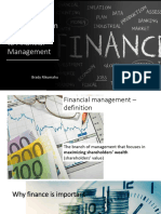 01 Finance For Non Finance - Intro To Financial Management 2023