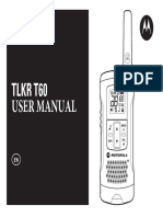 Manual Statie Radio PMR Motorola TLKR t60 Valibox Limba Engleza