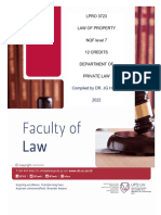 LPRO 3723 - Study Guide 2022