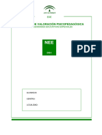 Ojo Ojo Ojo Modelo de Informe Psicoeducativoojo Ojo Ojo