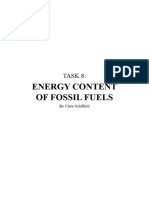 Fossil Fuel Composition