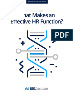 HR Effectiveness Playbook