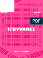 The Forbidden List