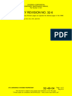 Temporary Revision No. 32-6: Goodrich Corporation Component Maintenance Manual Part Number 3-1551