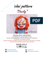 Chucky Horror Doll Pattern