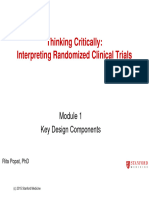 Stanford CME ThinkingCritically RCT Module 1