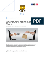 COMPRAVENTA DERECHOS DE CUOTA - Notaria 19 de Bogotá