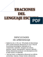 Alteraciones Del Lenguaje Escrito 1