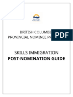 BC PNP Skills Immigration Post Nomination Guide