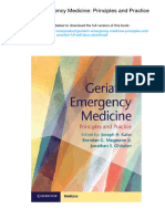 Geriatric Emergency Medicine: Principles and Practice., 978-1107677647